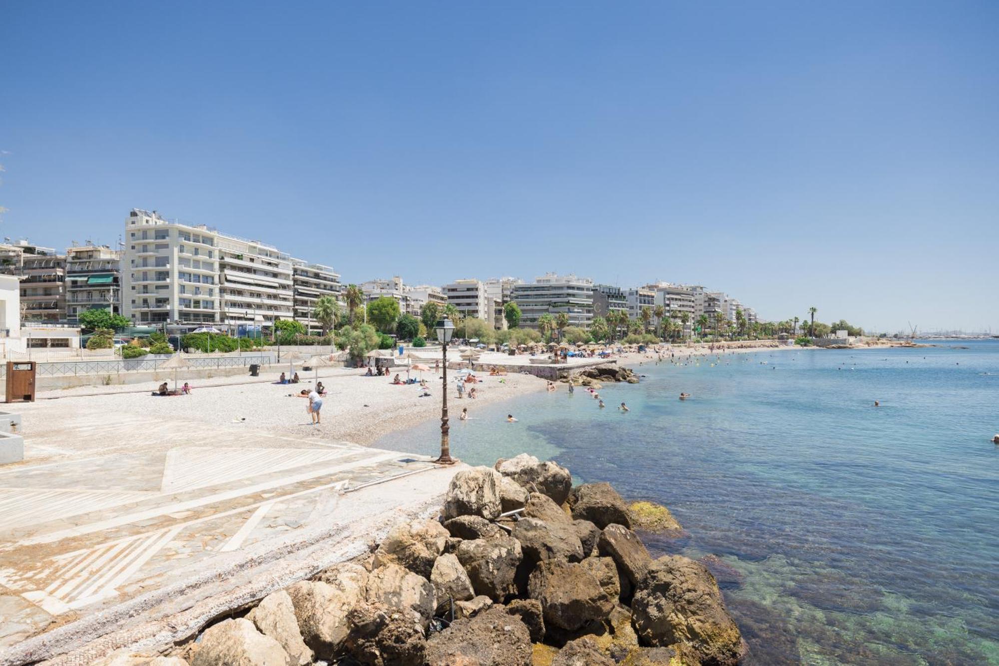 Athens Riviera, Seaview, Beachfront, Lux Apartment On Starbucks Building エクステリア 写真