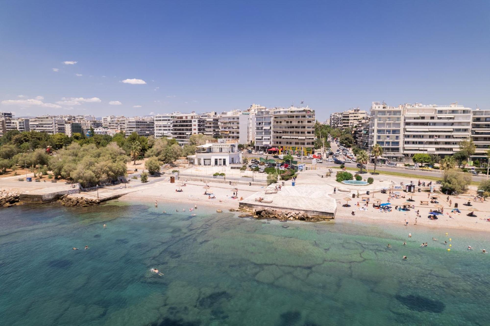 Athens Riviera, Seaview, Beachfront, Lux Apartment On Starbucks Building エクステリア 写真