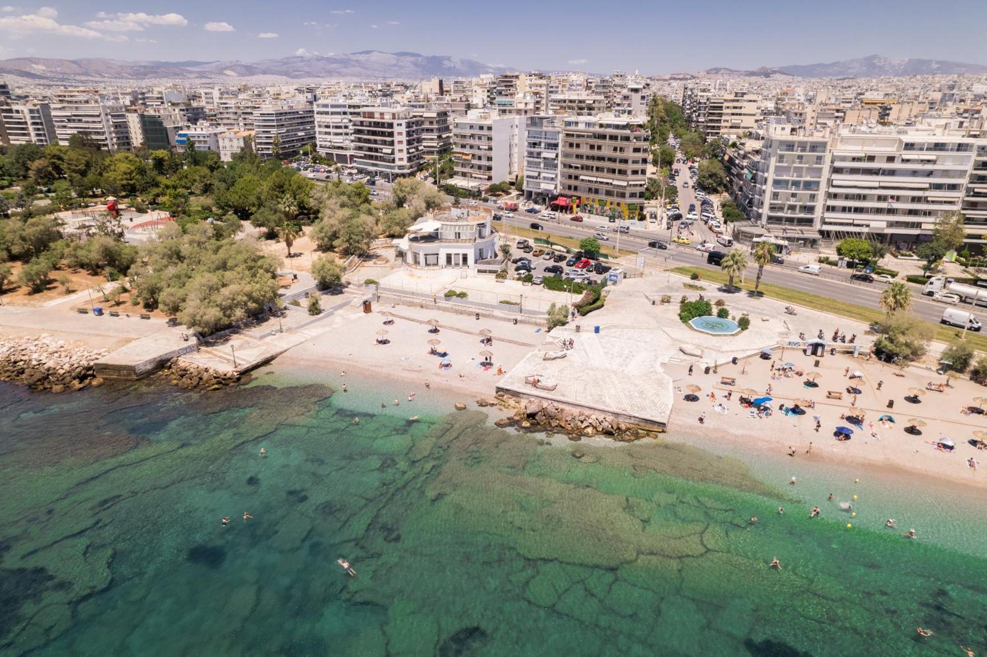 Athens Riviera, Seaview, Beachfront, Lux Apartment On Starbucks Building エクステリア 写真