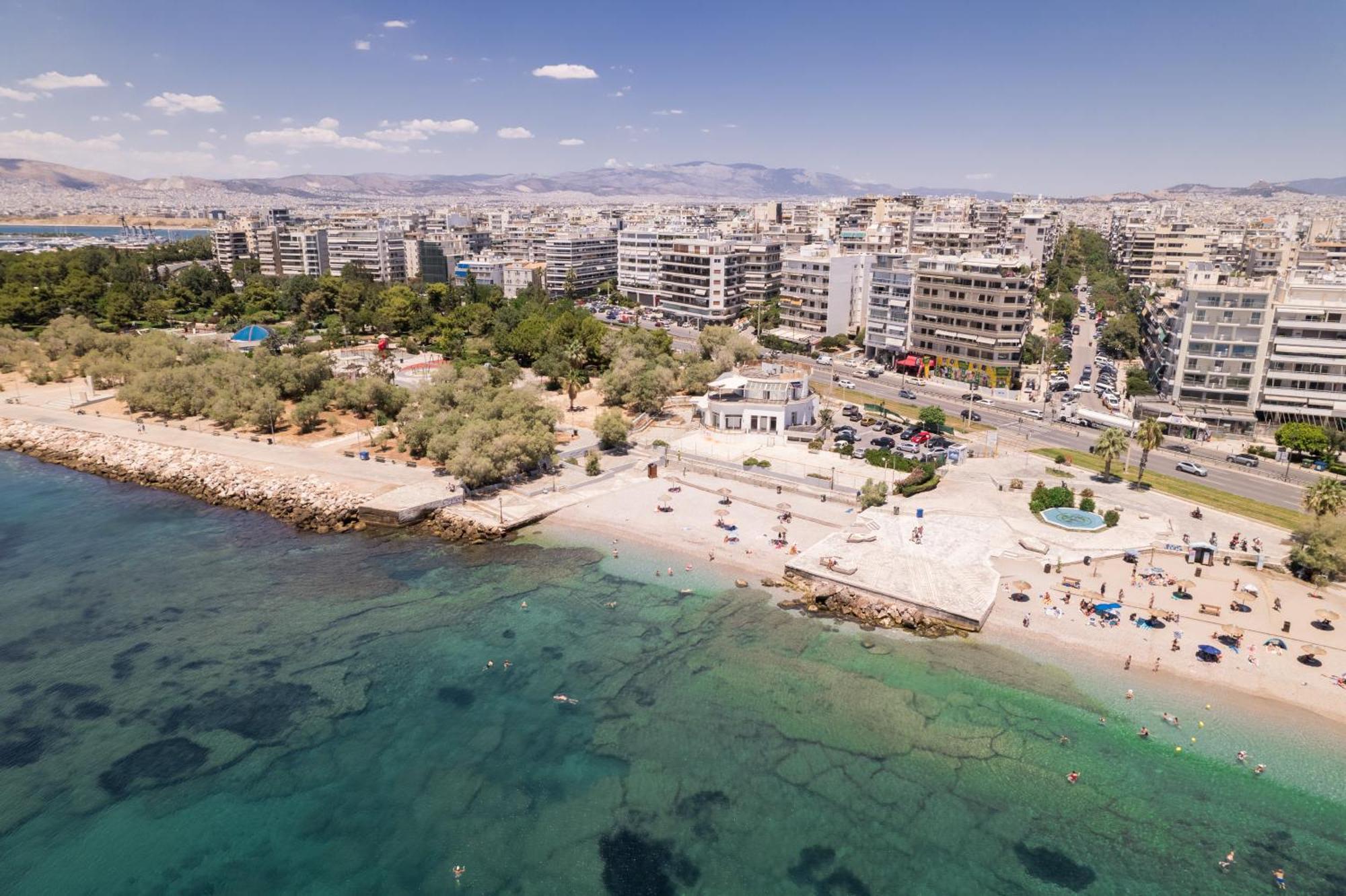 Athens Riviera, Seaview, Beachfront, Lux Apartment On Starbucks Building エクステリア 写真